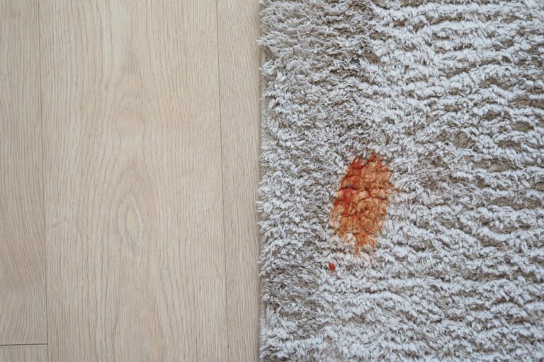 candle wax in carpet